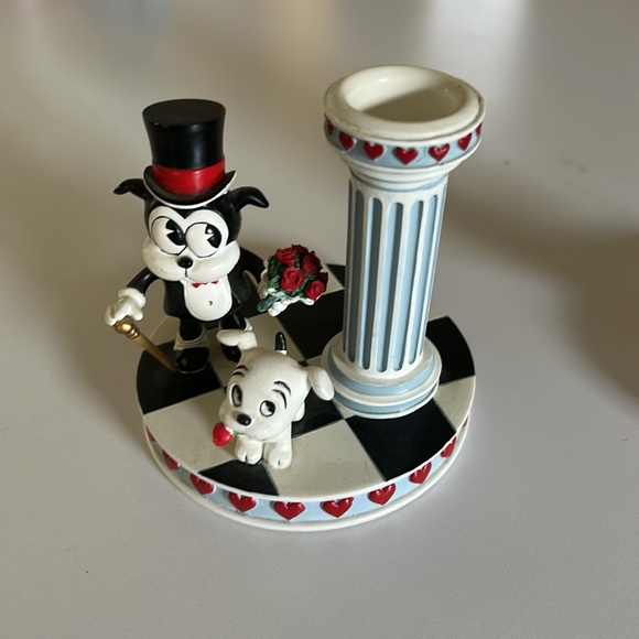 Betty Boop Enchanted Evening Candlesticks Danbury Mint Pudgy Bimbo - Picture 2 of 7